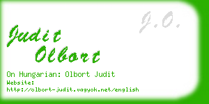 judit olbort business card